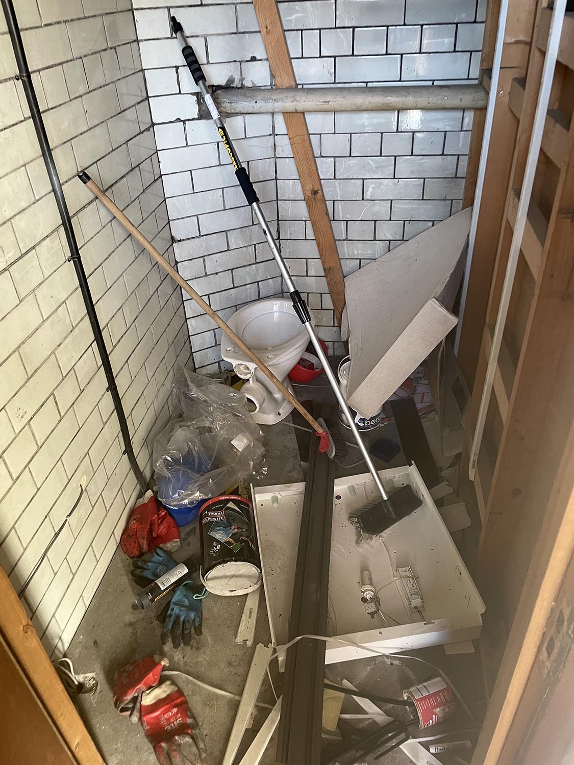 Builders Waste Before